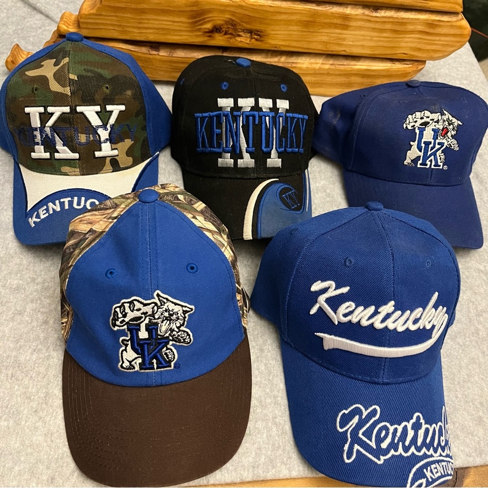 Vintage Kentucky Wildcats Hat Lot